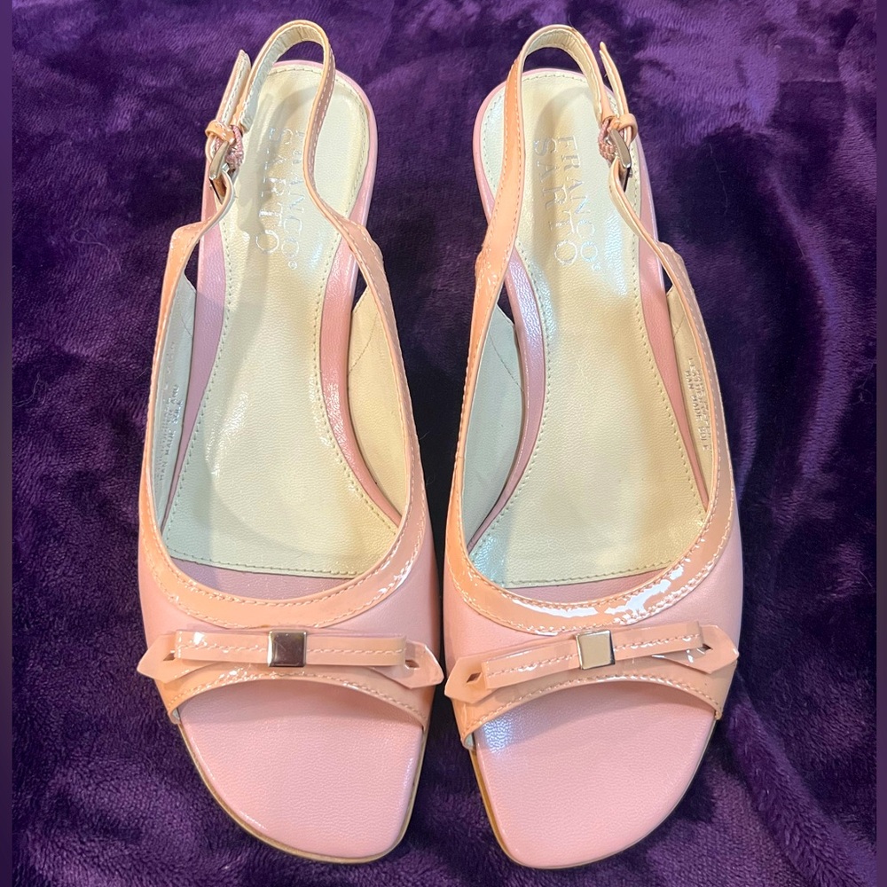 FRANCO SARTO | Women's NEW Pink/Mauve Slingback Shoes | Size 6.5